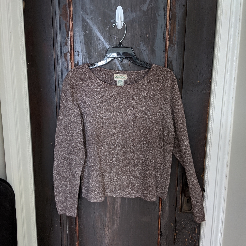 Tan pullover sweater